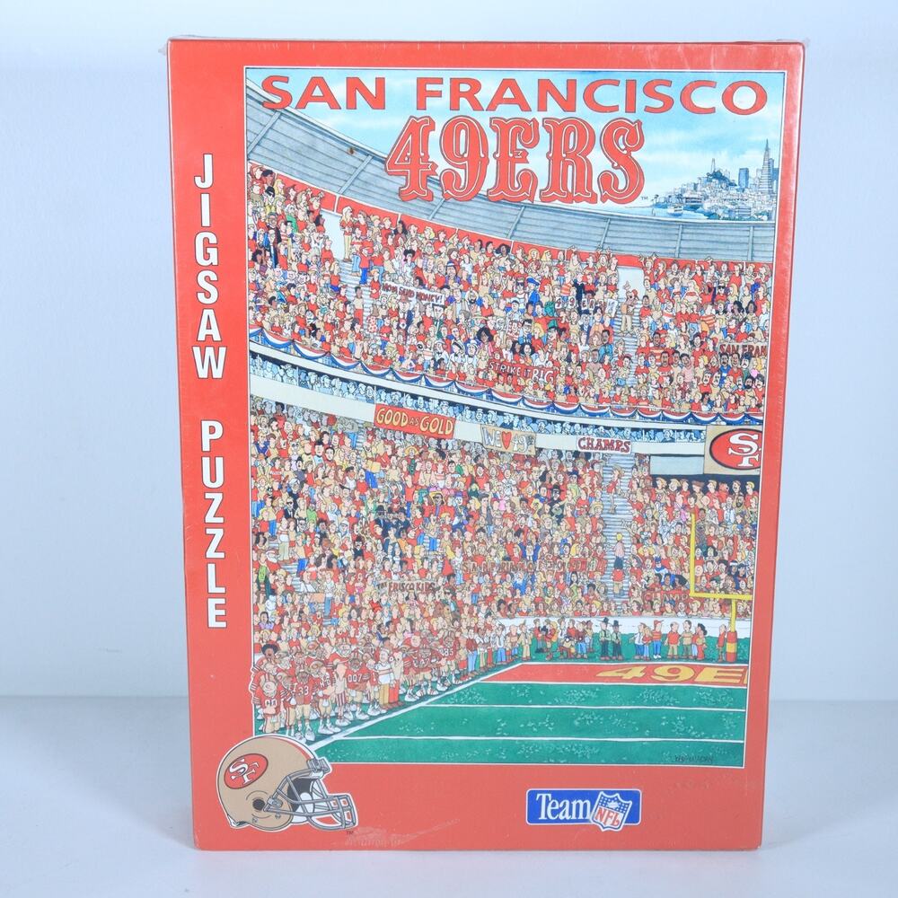 VINTAGE 1994 San Francisco 49ers TEAM NFL JIGSAW PUZZLE 513 PIECES Fandemonium
